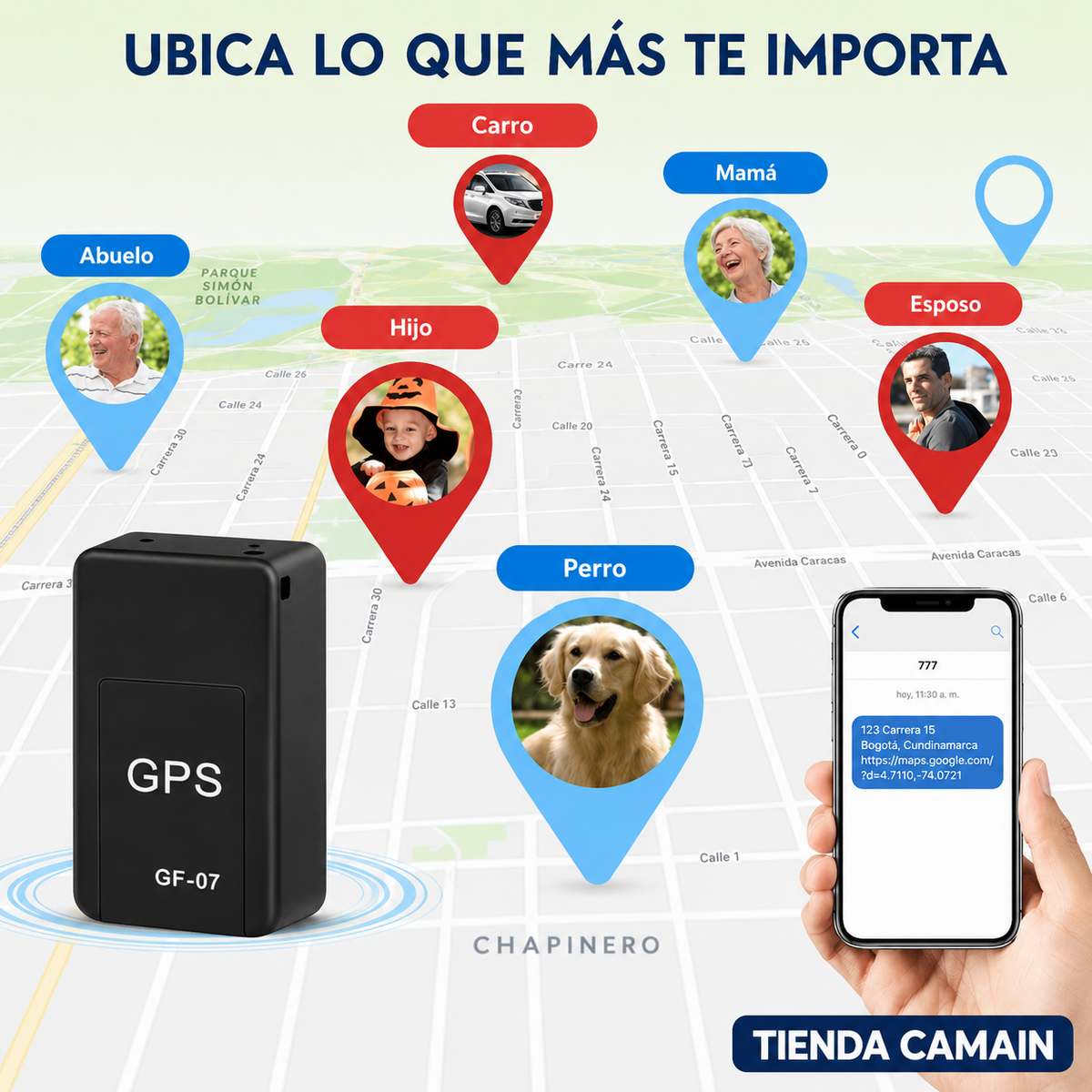 SafeTrack Mini — Rastrea todo, en cualquier lugar, con un clic