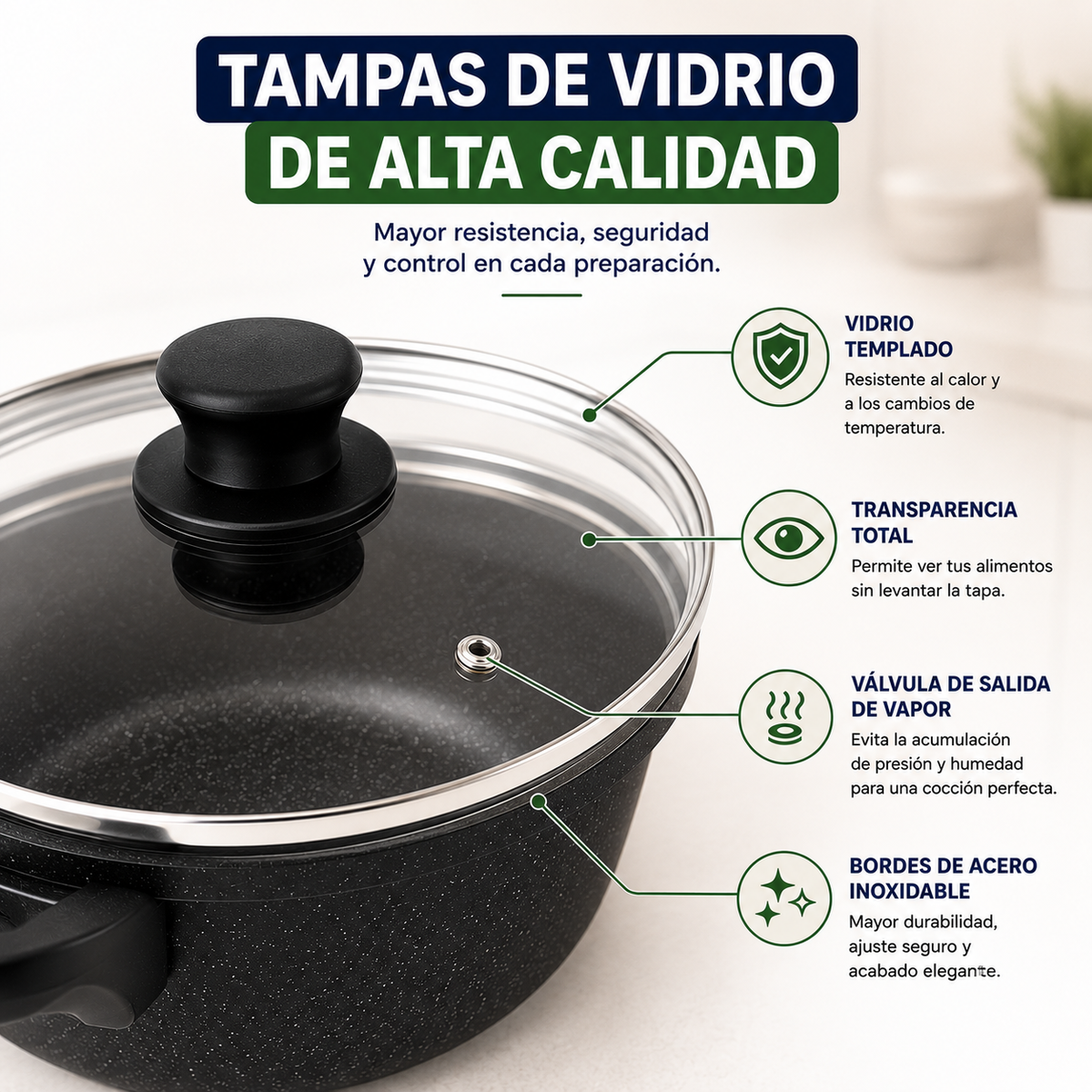 Juego de ollas y utensilios cocina